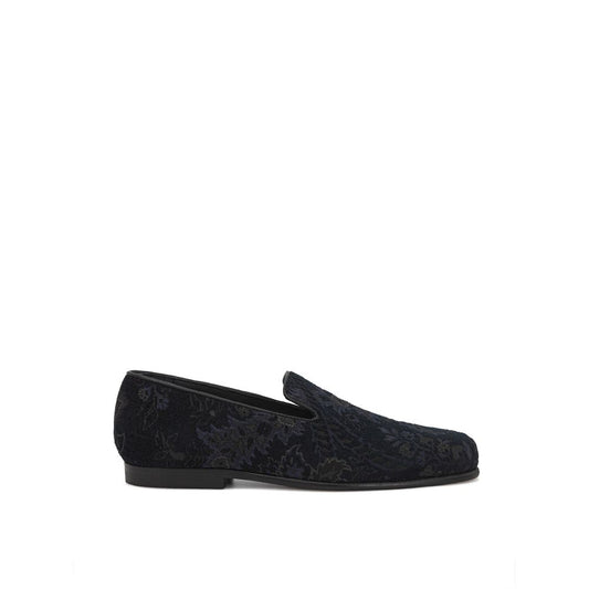 Etro Blauwe Leren Loafer