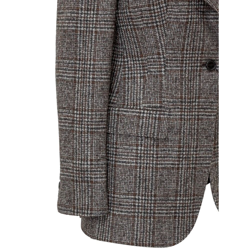 Dolce & Gabbana Brown Wool Jackets & Coat