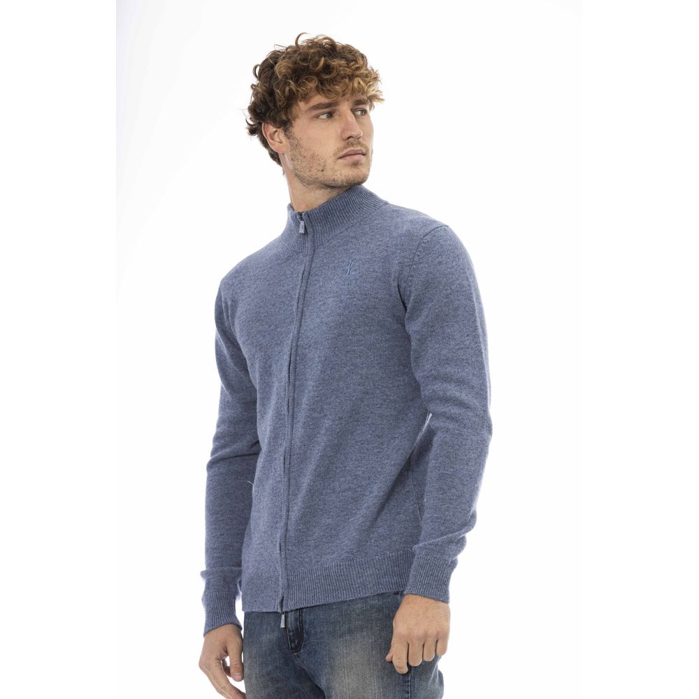 Billionaire Italian Couture Light Blue Wool Sweater