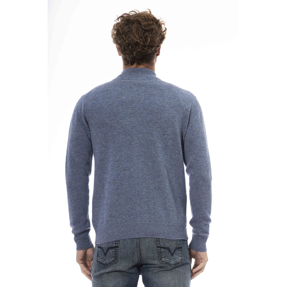 Billionaire Italian Couture Light Blue Wool Sweater