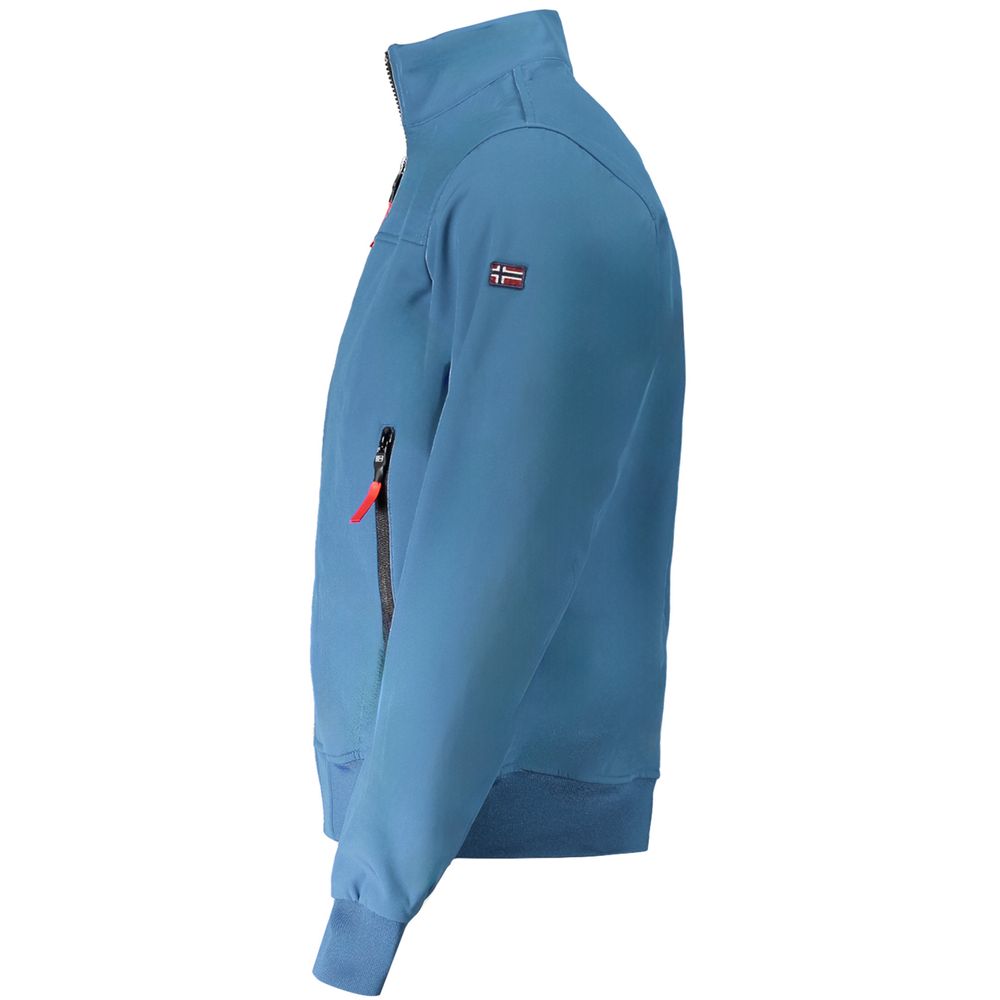 Noorwegen 1963 Blauw Polyester Herenjack