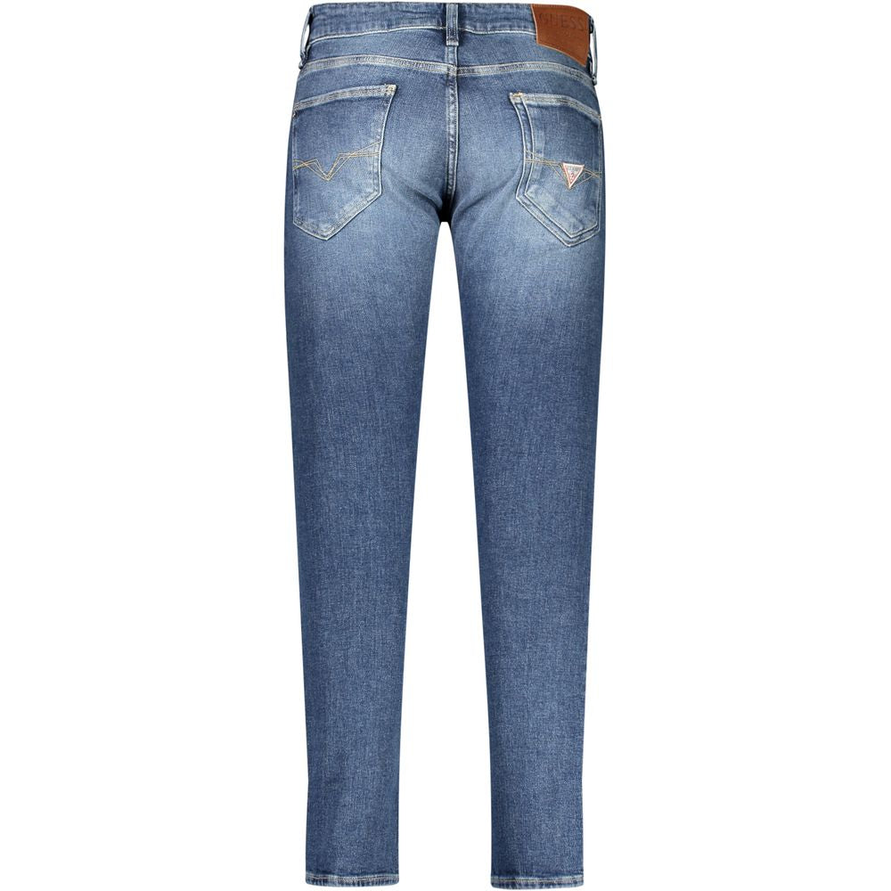 Guess Jeans Blauwe Katoenen Jeans & Broek