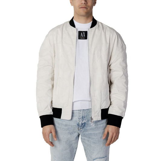 Armani Exchange crème polyester jas