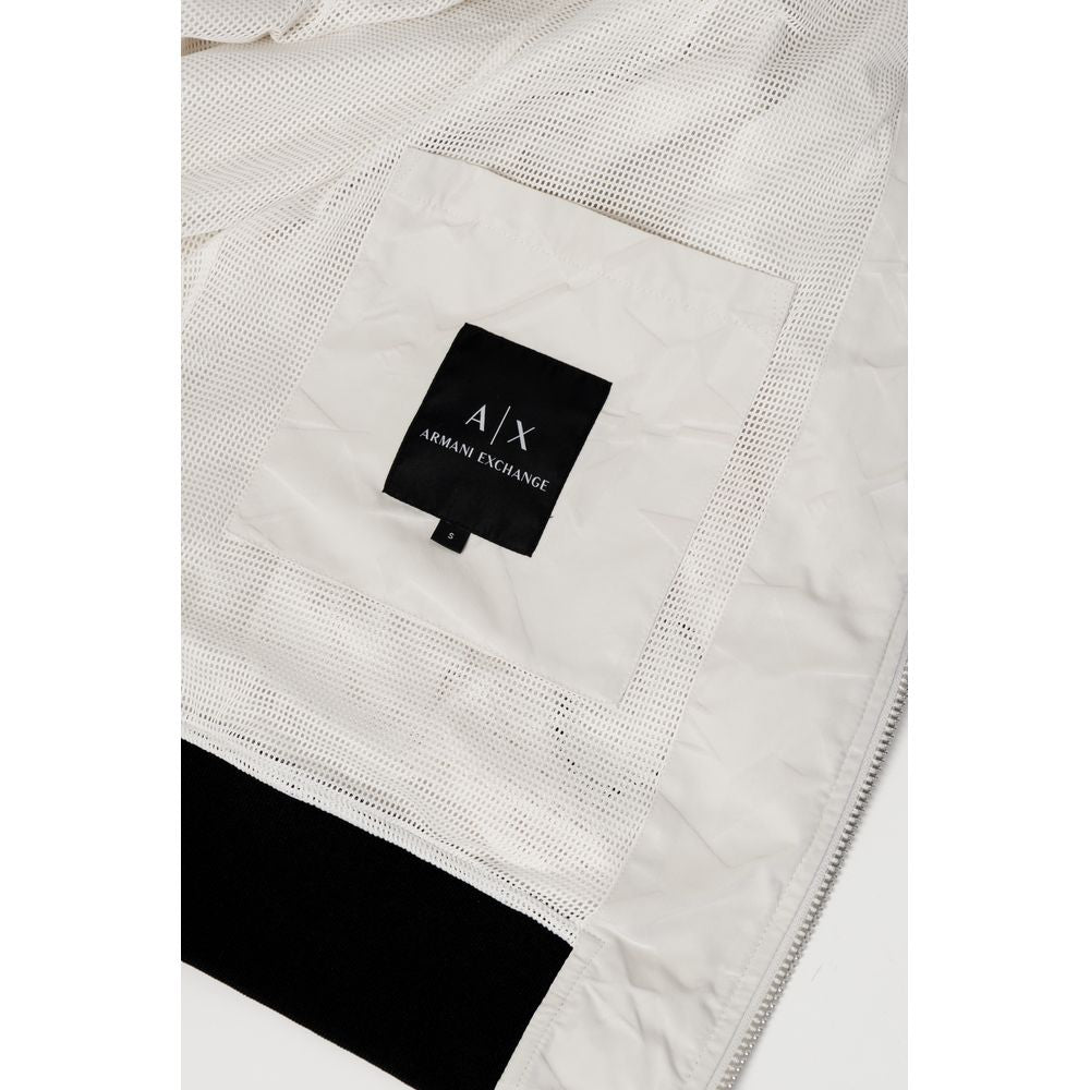 Armani Exchange crème polyester jas