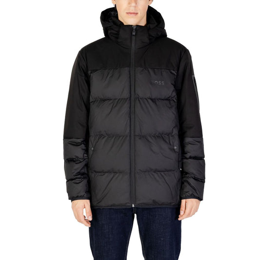 Hugo Boss Zwart Gerecycled Polyester Jack