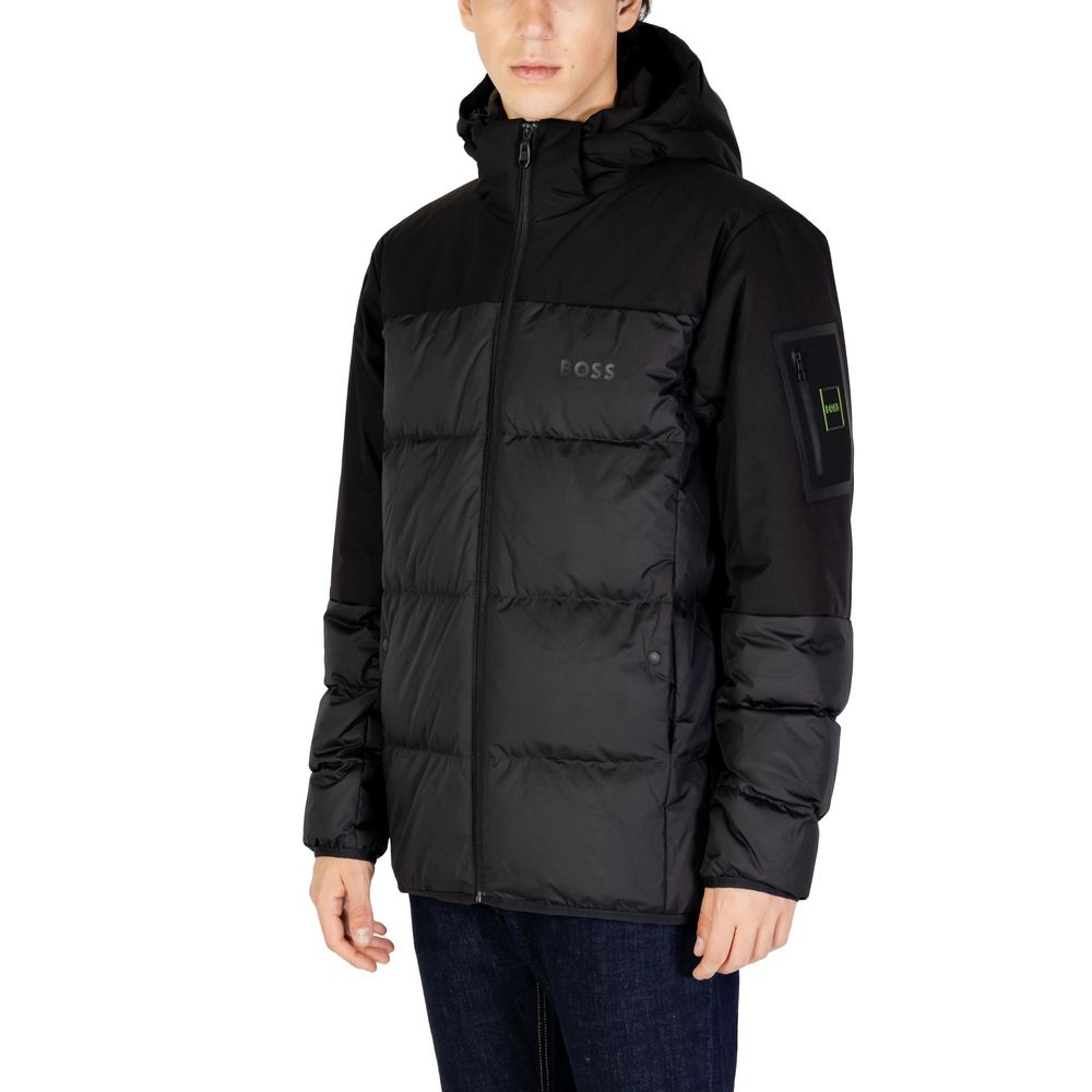 Hugo Boss Zwart Gerecycled Polyester Jack