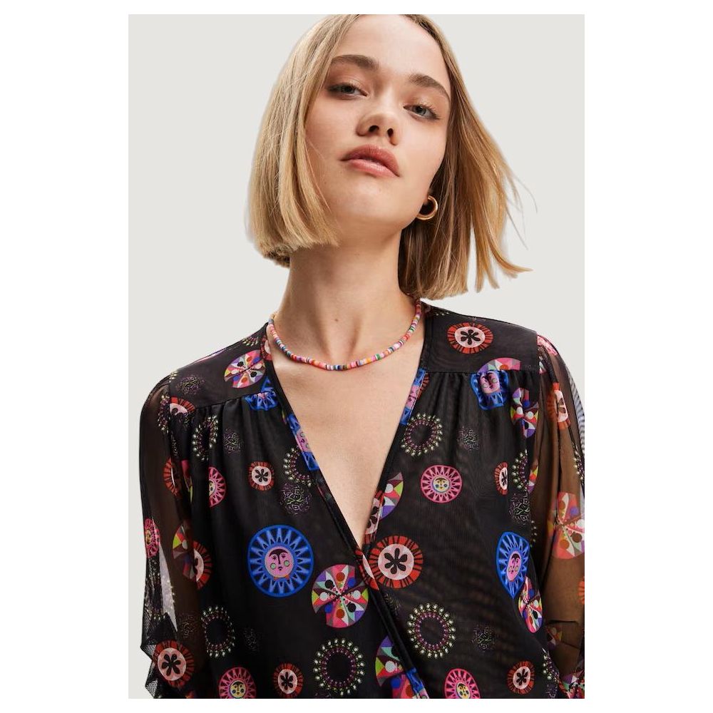 Desigual Zwarte Polyester Jurk