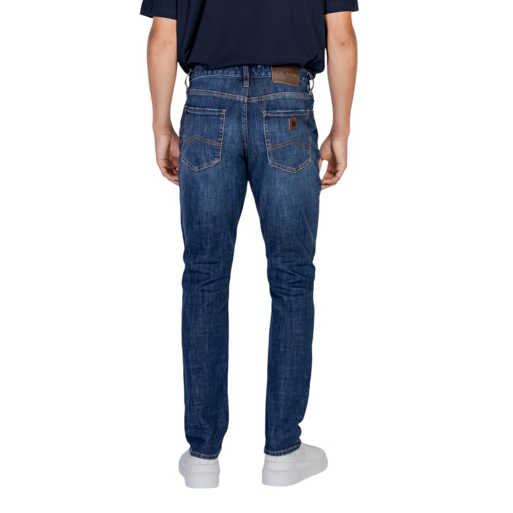 Armani Exchange Blauwe katoenen jeans en broek