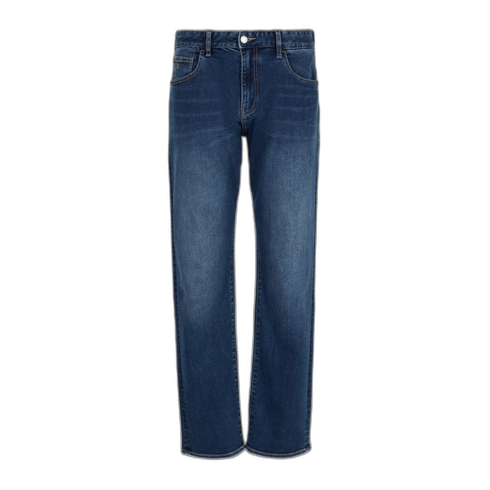 Armani Exchange Blauwe katoenen jeans en broek