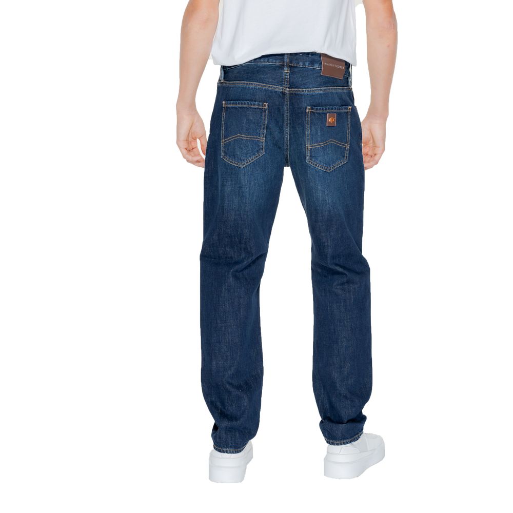 Armani Exchange Blauwe katoenen jeans en broek