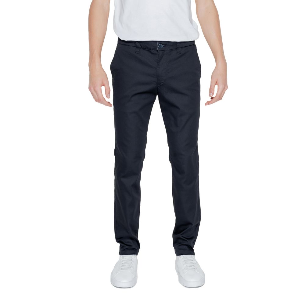 Armani Exchange Zwarte katoenen jeans en broek