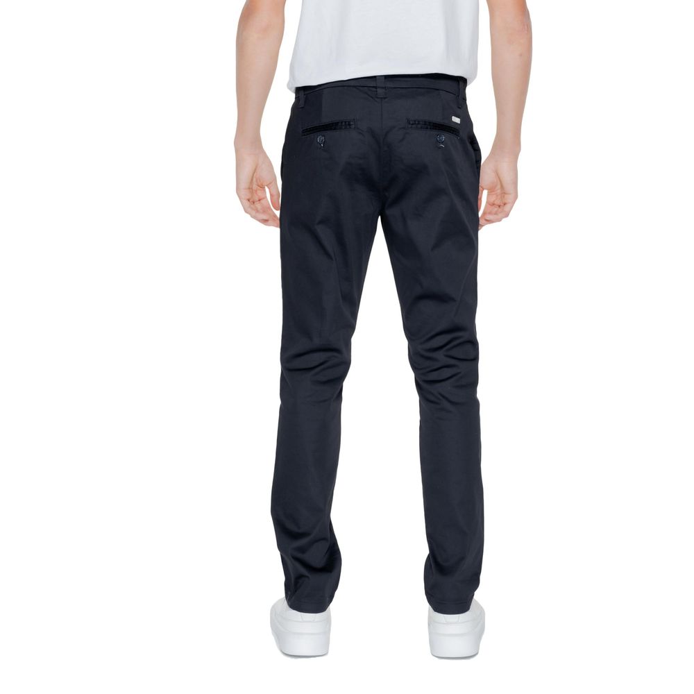 Armani Exchange Zwarte katoenen jeans en broek