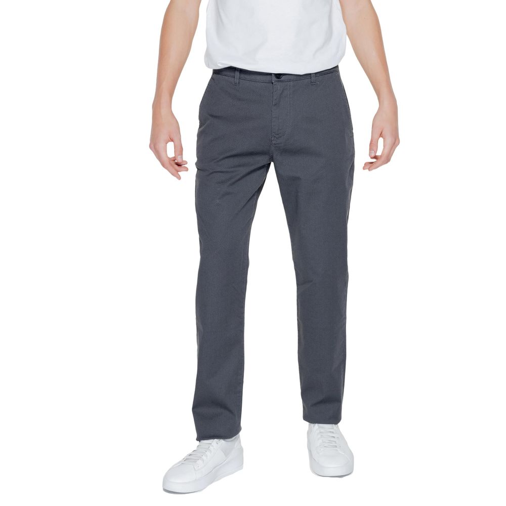 Armani Exchange Zwarte katoenen jeans en broek