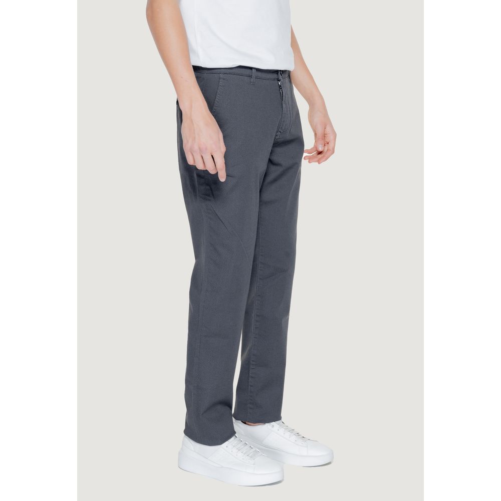 Armani Exchange Zwarte katoenen jeans en broek