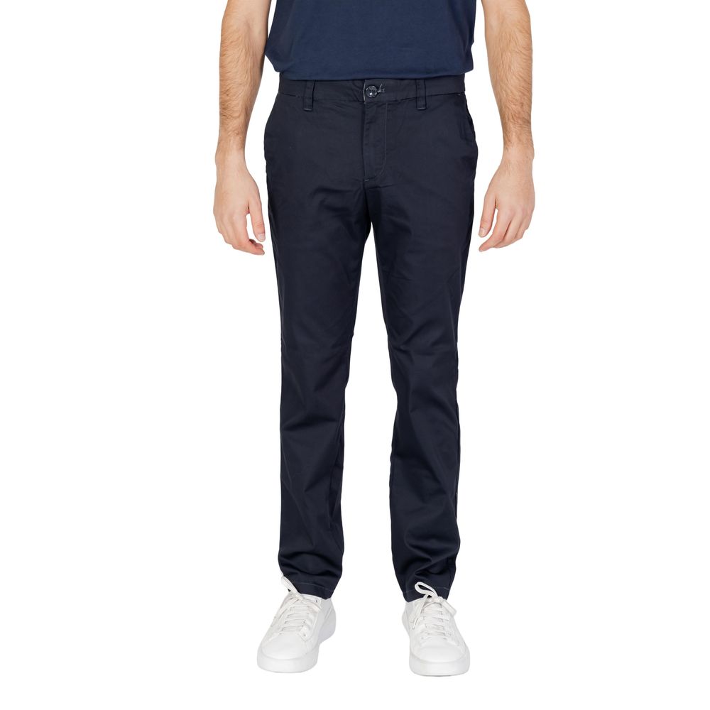 Armani Exchange Blauwe katoenen jeans en broek