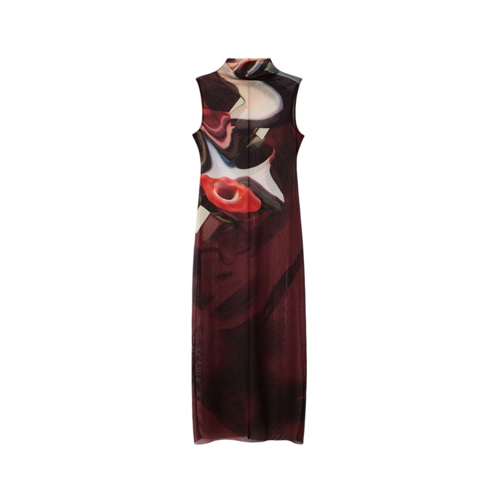 Desigual Bruine Polyester Jurk