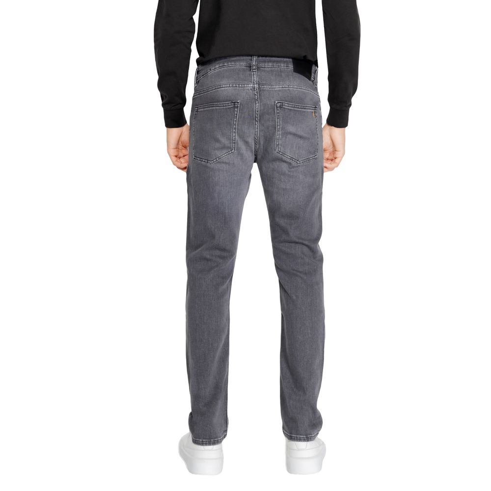 Hugo Boss Zwarte Katoenen Jeans & Broek