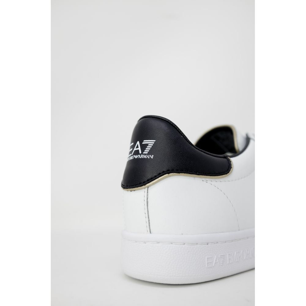 EA7 Emporio Armani Witte Leren Sneaker