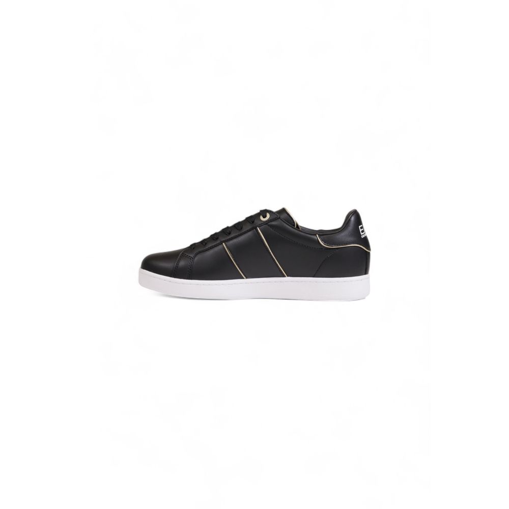 EA7 Emporio Armani tweekleurige leren sneaker