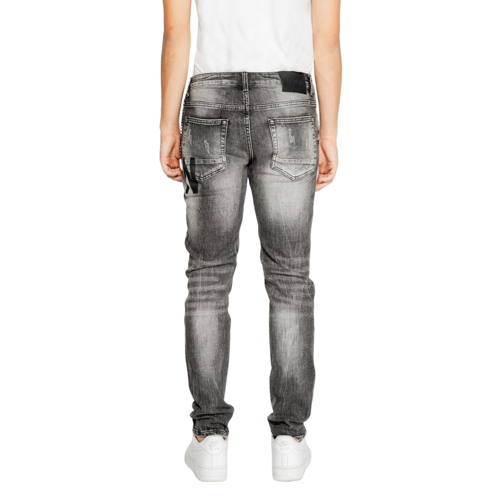 Icon Grijze Katoenen Jeans & Broek