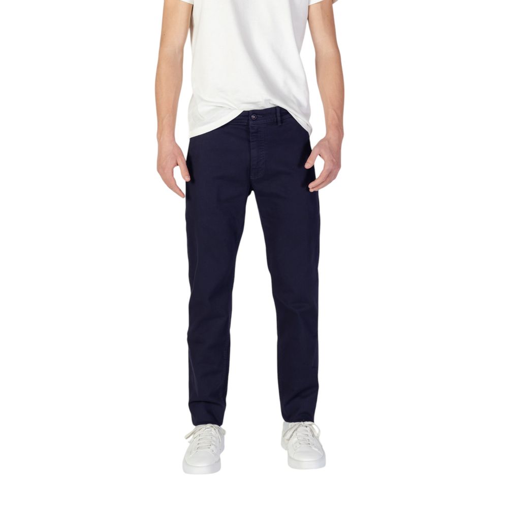 Hugo Boss Blauwe Katoenen Jeans & Broek