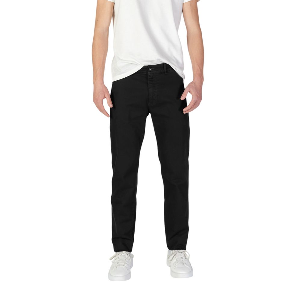 Hugo Boss Zwarte Katoenen Jeans & Broek