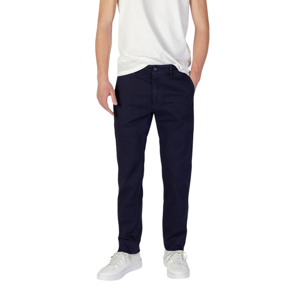 Hugo Boss Blauwe Katoenen Jeans & Broek