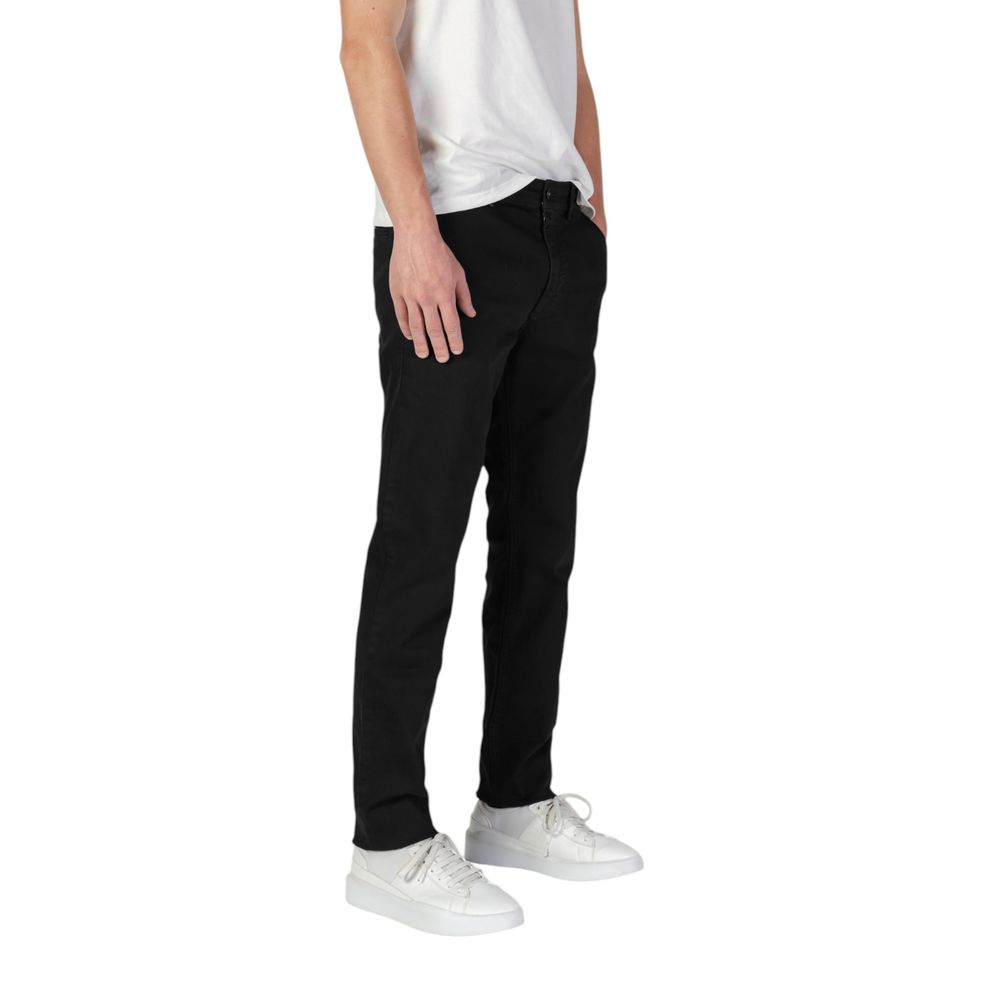 Hugo Boss Zwarte Katoenen Jeans & Broek