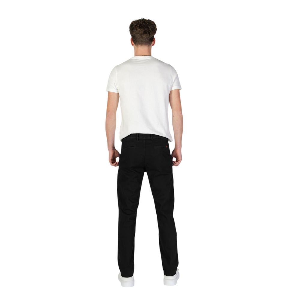 Hugo Boss Zwarte Katoenen Jeans & Broek