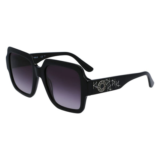 Karl Lagerfeld Black Acetate Sunglasses