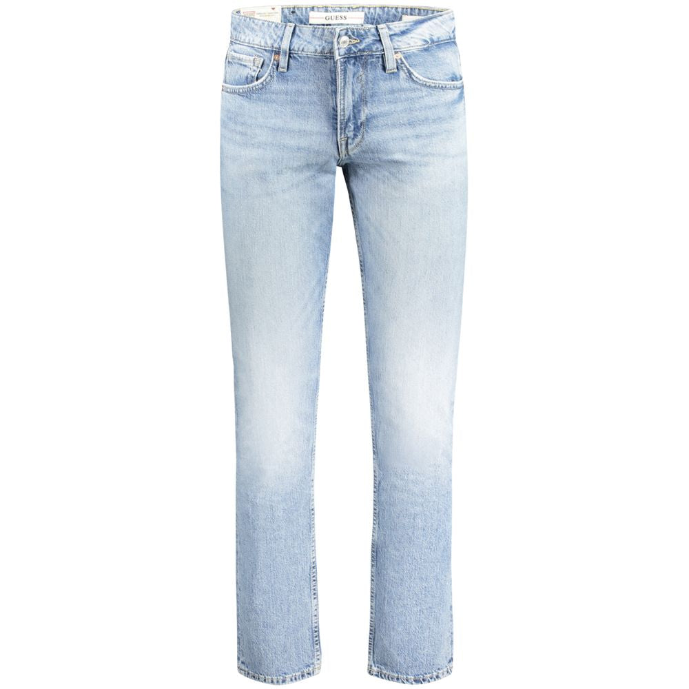 Guess Jeans Light Blue Cotton Jeans & Pant