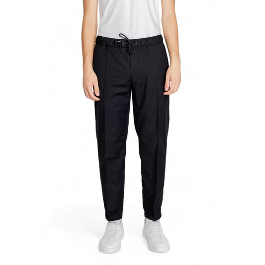 Armani Exchange Black Polyester Jeans & Pant