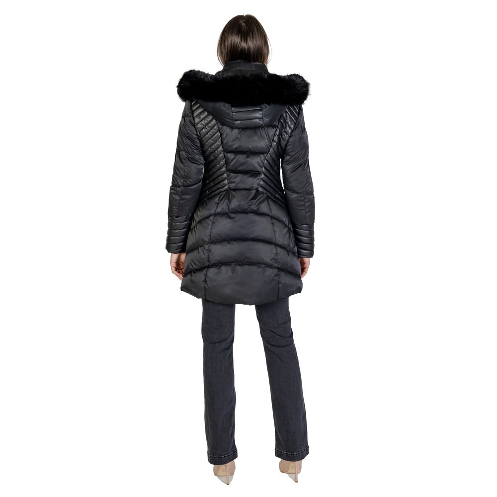 Guess Black Polyethylene Jackets & Coat