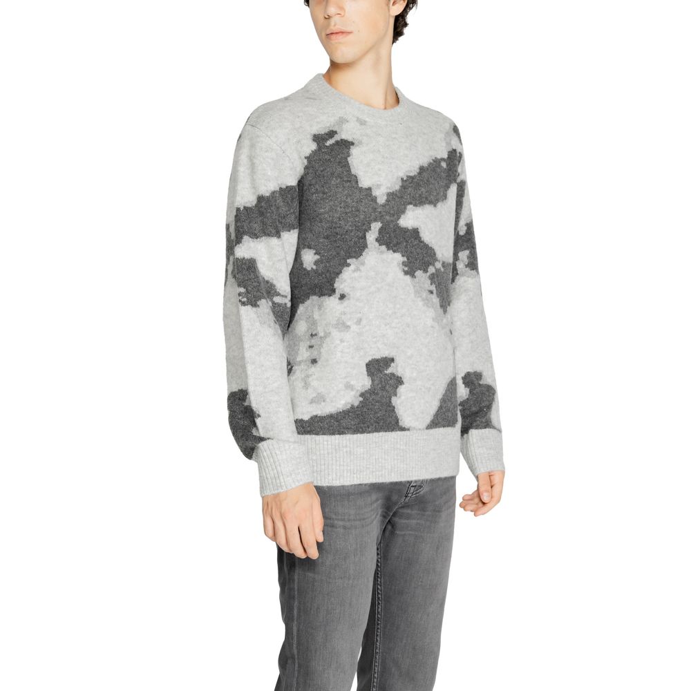 Jack Jones Gray Acrylic Sweater