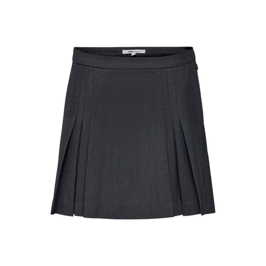 Only Gray Polyester Skirt