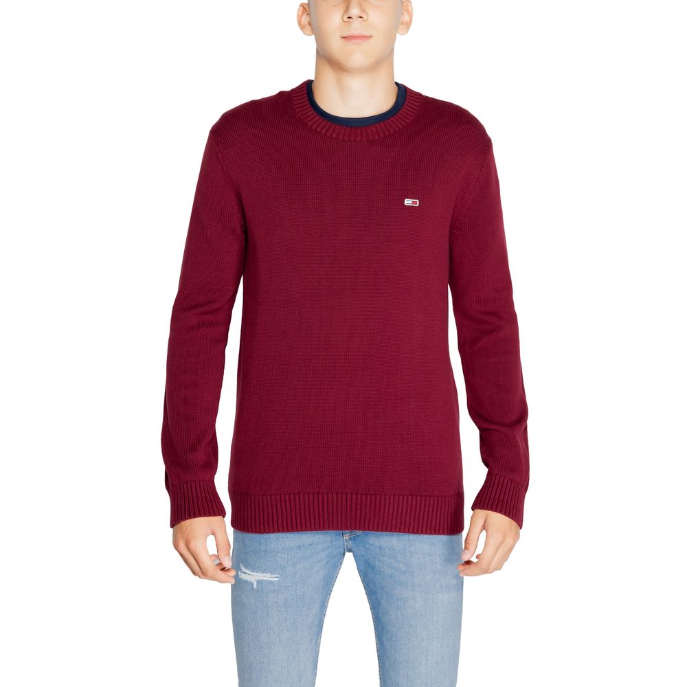 Tommy Hilfiger Jeans Bordeaux Organic Cotton Sweater