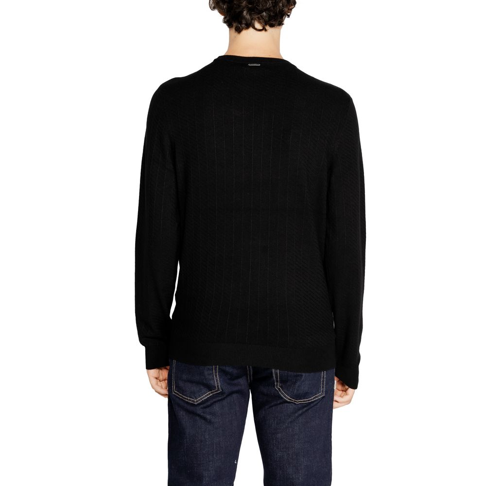 Antony Morato Black Viscose Sweater