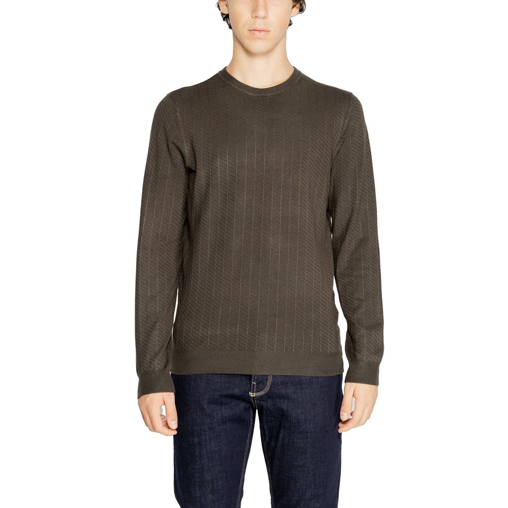 Antony Morato Green Viscose Sweater