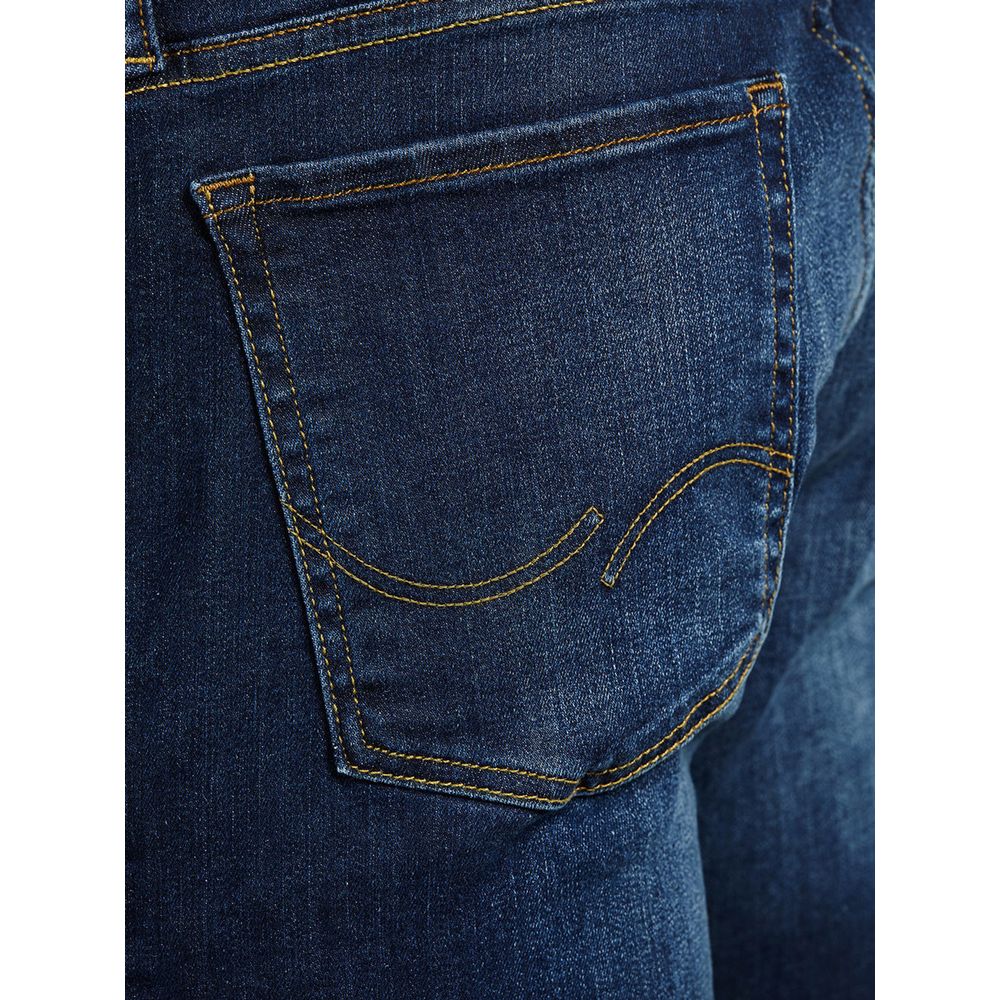 Jack Jones Blue Cotton Jeans & Pant