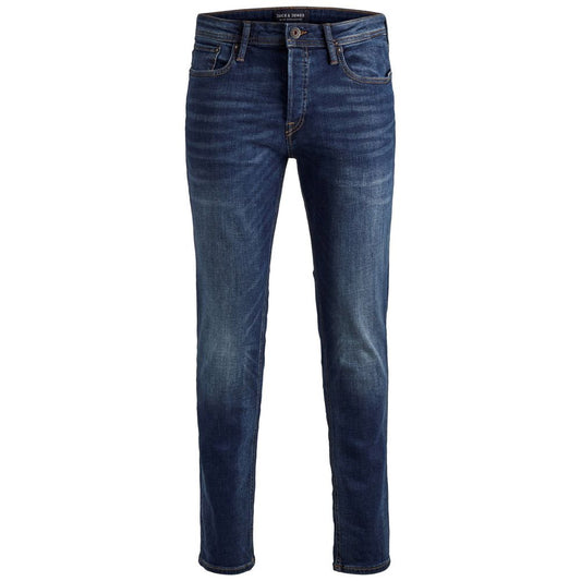 Jack Jones Blue Cotton Jeans & Pant