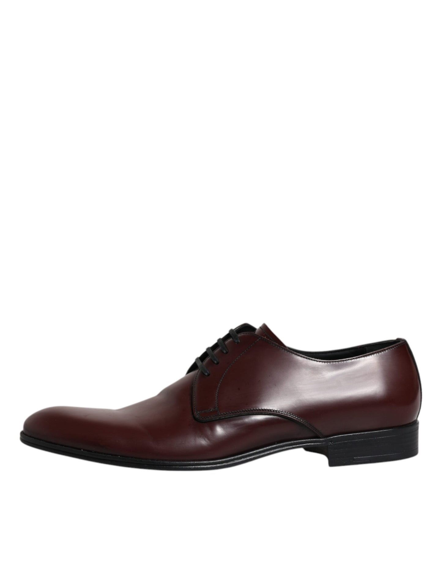 Dolce & Gabbana Brown Leather Derby Formal Men Dress Shoes