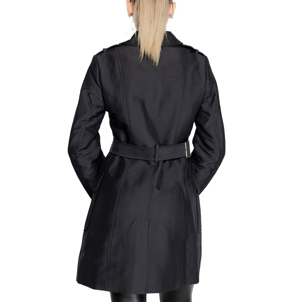 Morgan De Toi Black Polyester Jackets & Coat