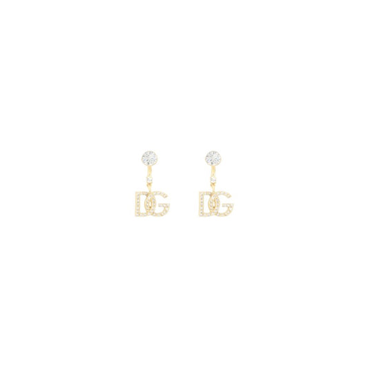 Dolce & Gabbana Logo Dangling Earrings