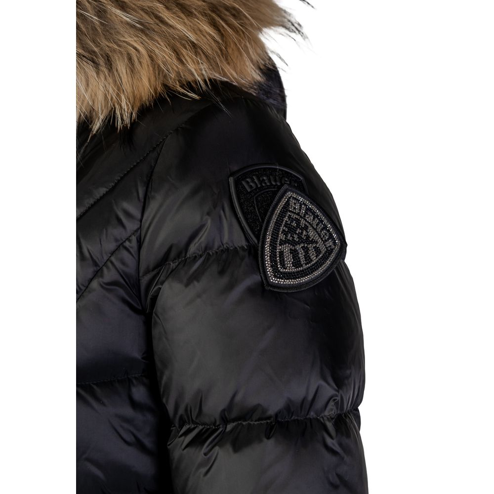 Blauer Black Polyamide Jackets & Coat