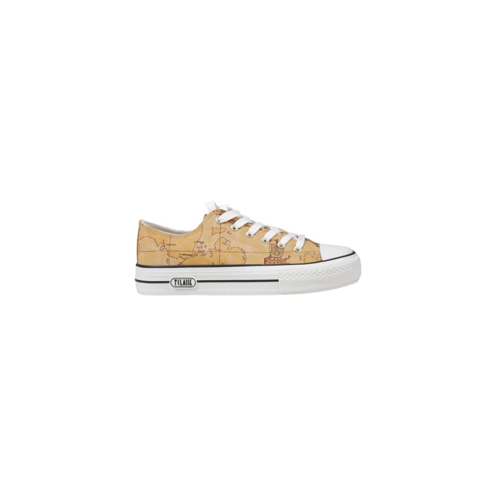 Alviero Martini Prima Classe Beige Fabric Sneaker