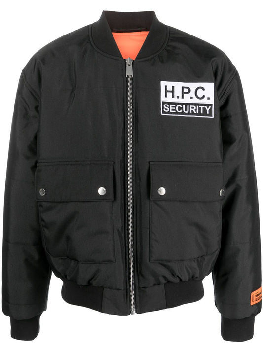 Heron Preston Bomberjack met geborduurd logo